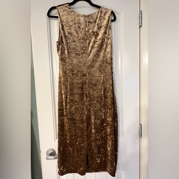 Rich crushed velvet sheath dress - Picture 2 of 5
